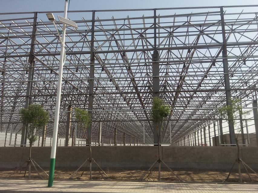 东城汽车工业厂房网架